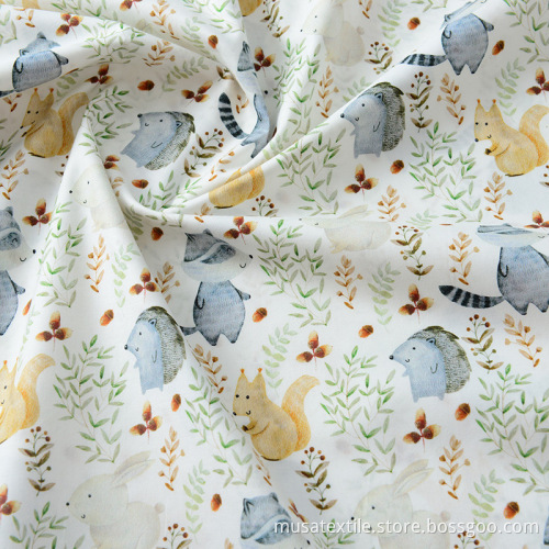 Organic Liberty Custom Printed 100% Cotton Woven Fabric